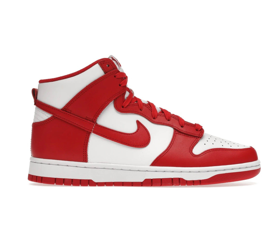 NIKE DUNK HIGH Championship White Red
