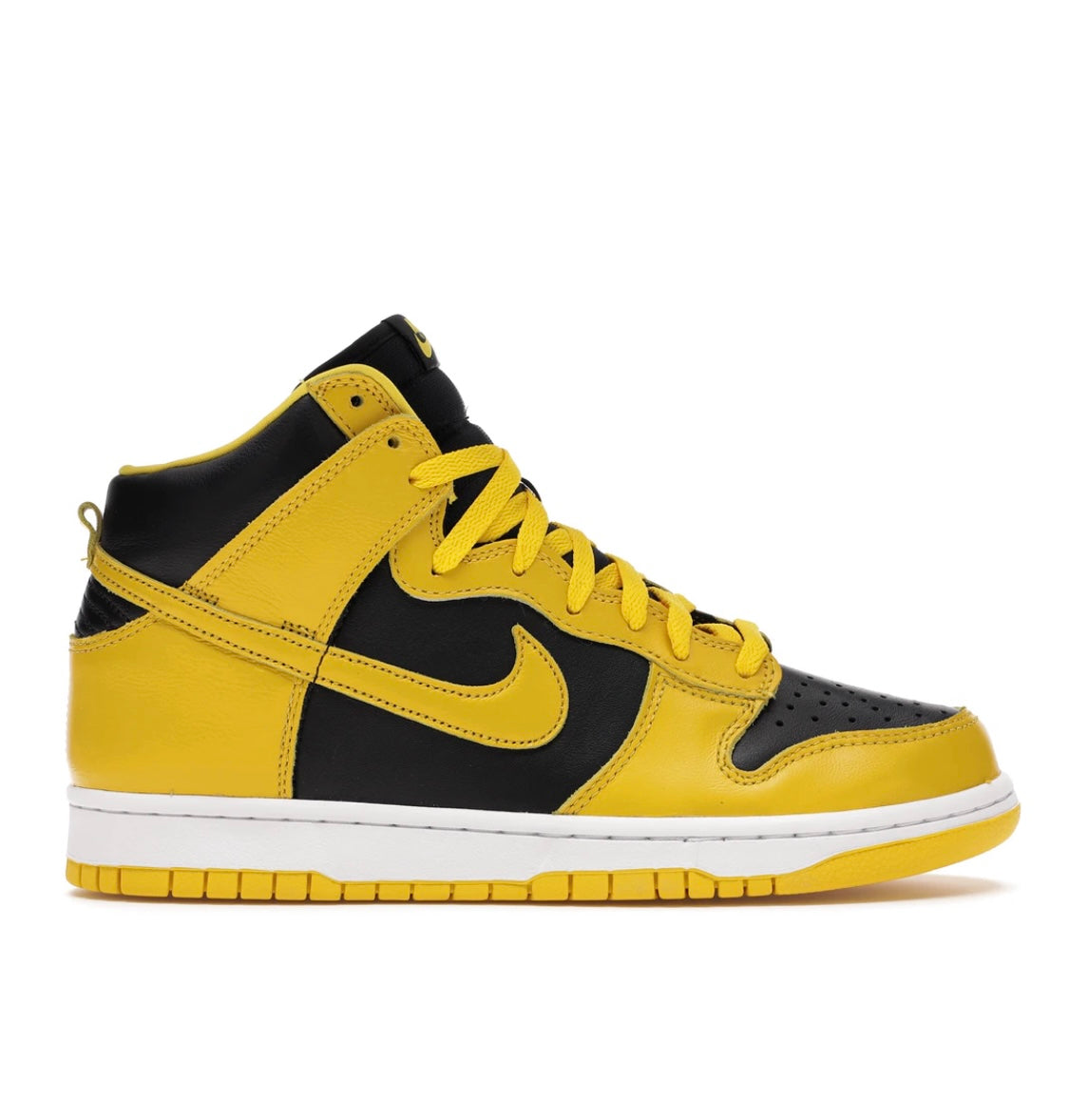 NIKE DUNK HIGH Black Varsity Maize