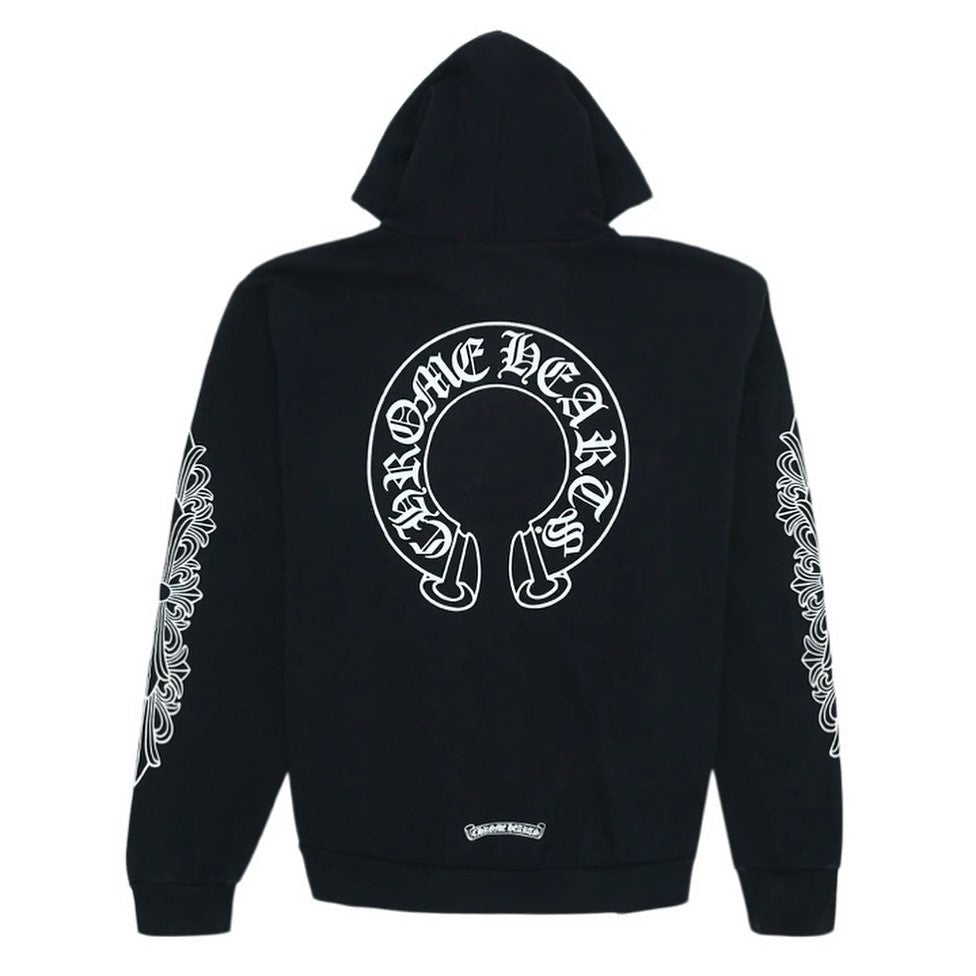 CHROME HEARTS Floral Horseshoe Pullover Hoodie
