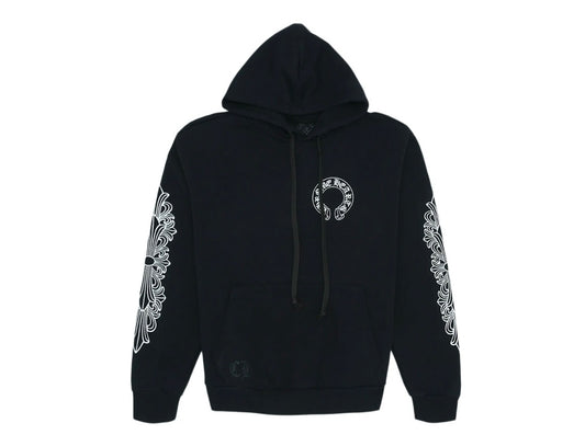 CHROME HEARTS Floral Horseshoe Pullover Hoodie